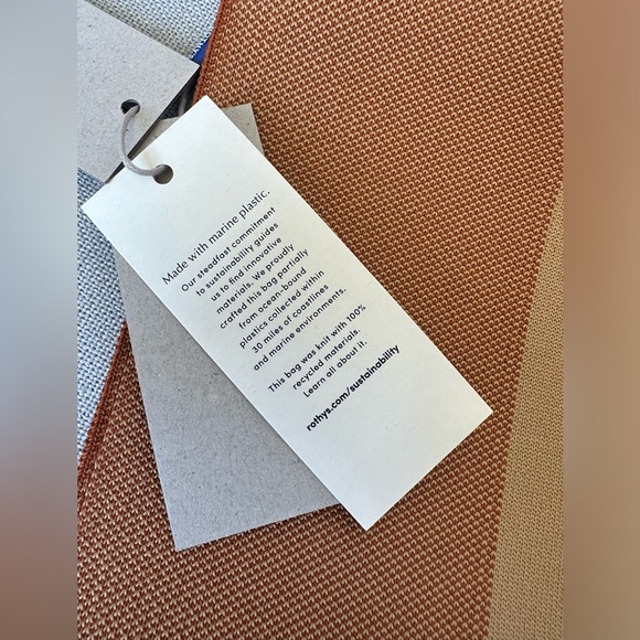 Rothy’s The Wristlet Amber Stripe New - Picture 3 of 7